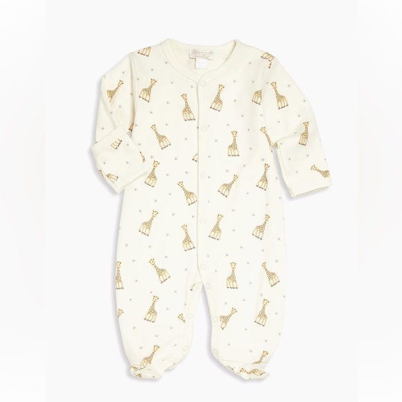 Kissy Kissy Baby's Sophie la Giraffe Footie Size 3-6M - Picture 1 of 4